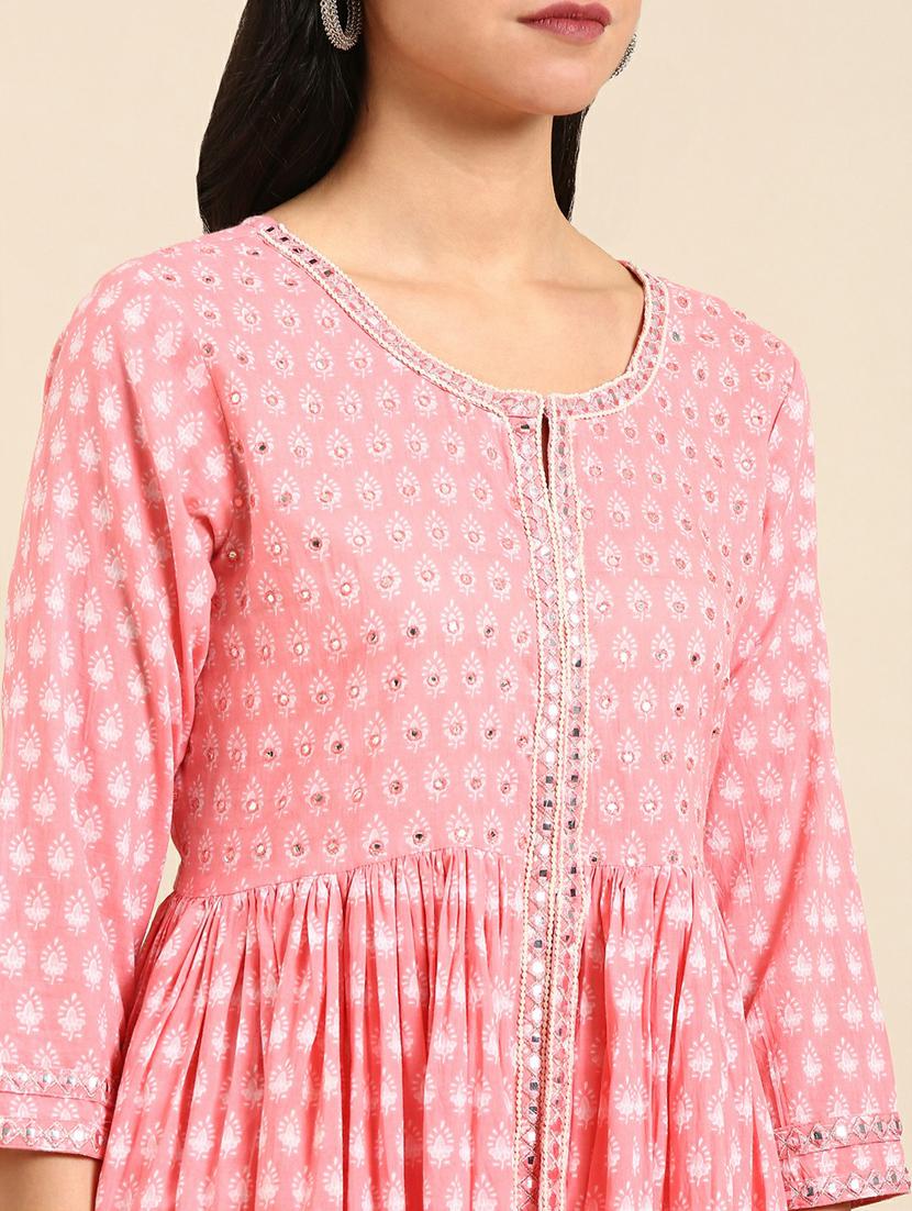 women's flared kurta - 18736719 - Standard Image - 2
