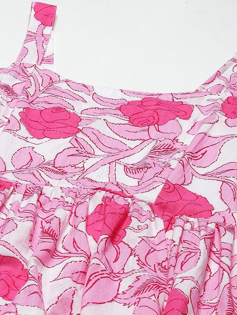 women's tiered dress floral dress - 18750817 - Zoom Image - 4