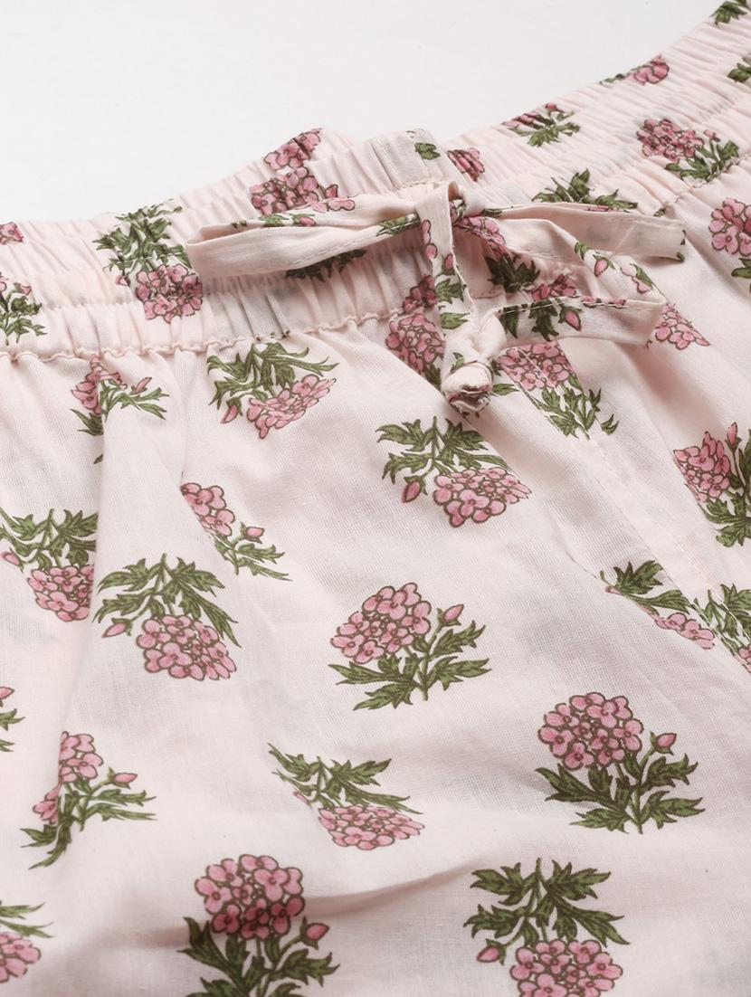 printed nightwear shorts set - 18754244 - Standard Image - 4