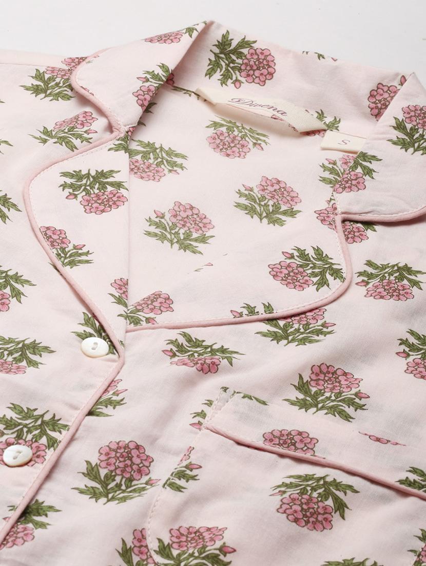 printed nightwear shorts set - 18754244 - Zoom Image - 5