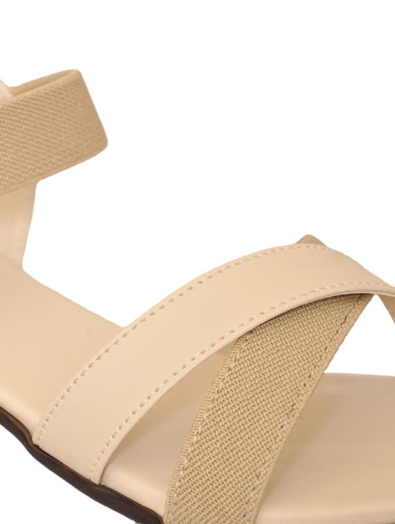 beige back strap heel - 18766277 - Standard Image - 3