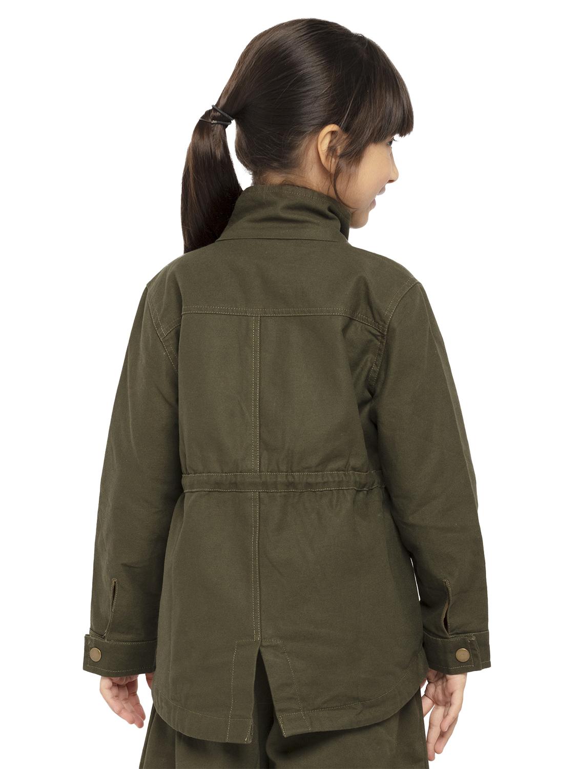 green coloured regular jacket - 18790974 - Zoom Image - 2