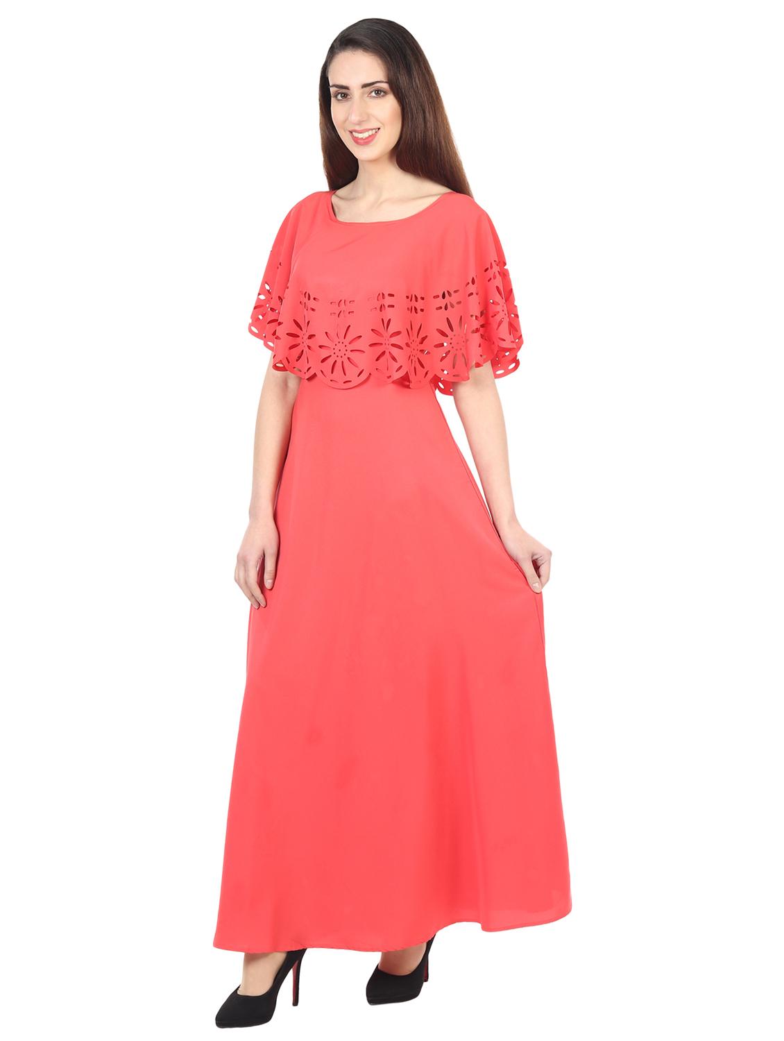 women's fit & flare solid dress - 18904554 - Standard Image - 2