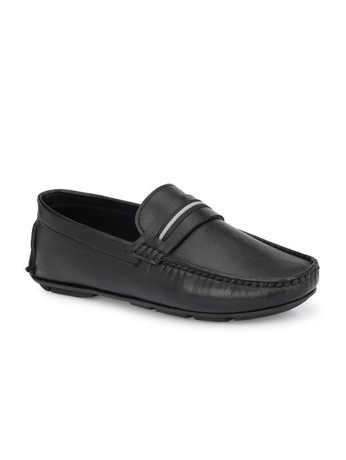 black synthetic slip on loafers - 18905397 - Very Small Image - 1