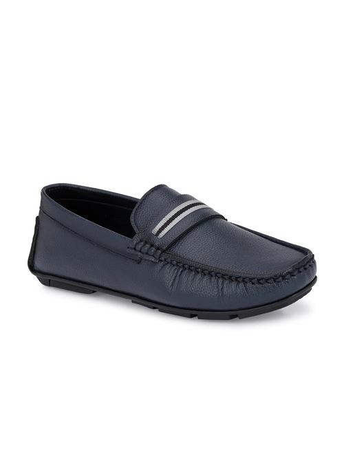 blue synthetic slip on loafers - 18905400 - Very Small Image - 1