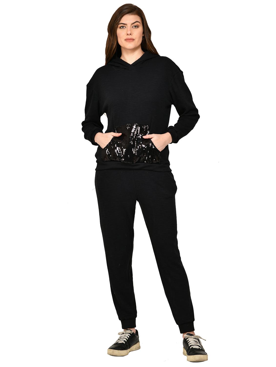 black sequined sweatshirt - 18905410 - Zoom Image - 3