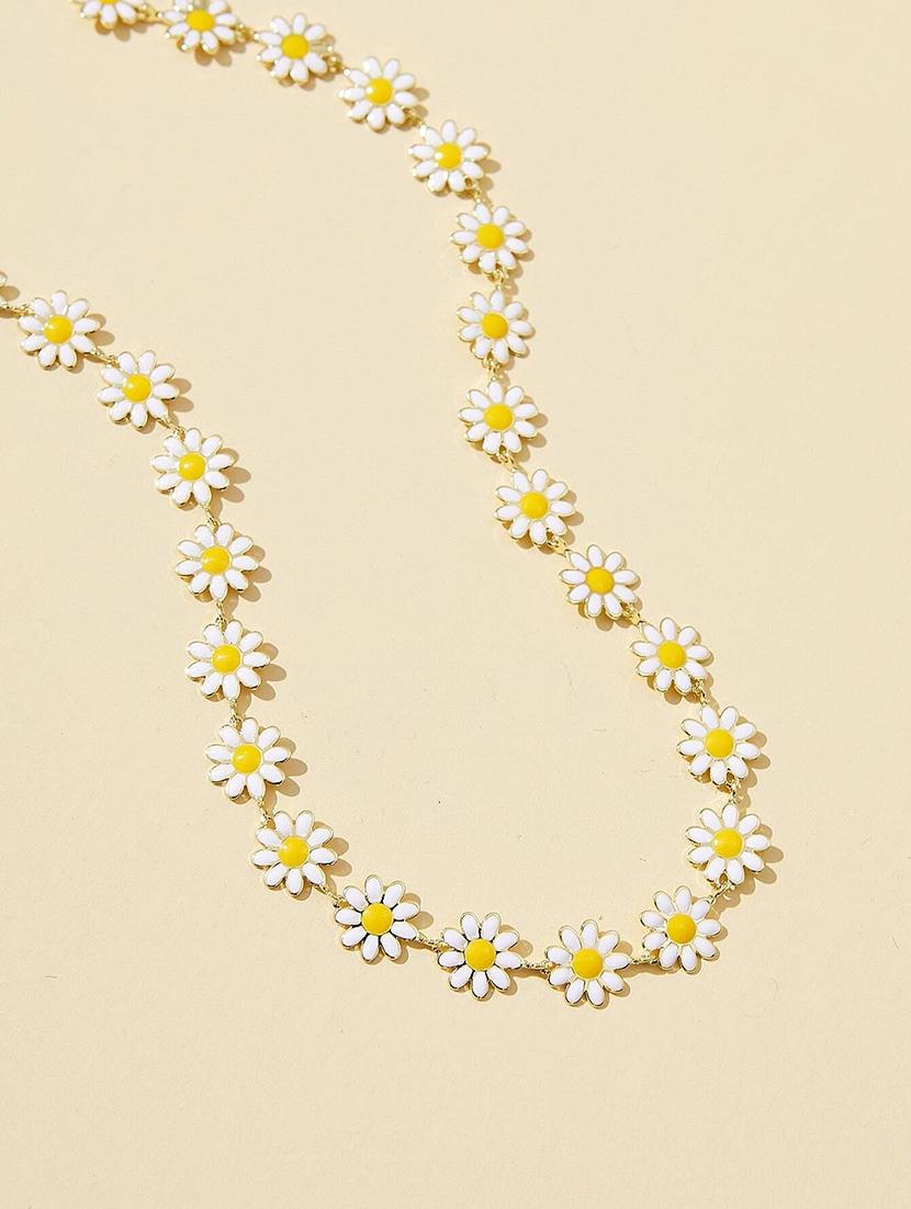 white gold plated choker necklace - 18905418 - Zoom Image - 2
