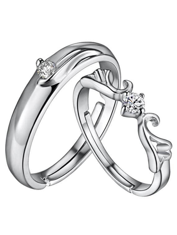 silver plated finger ring - 18910143 - Zoom Image - 0