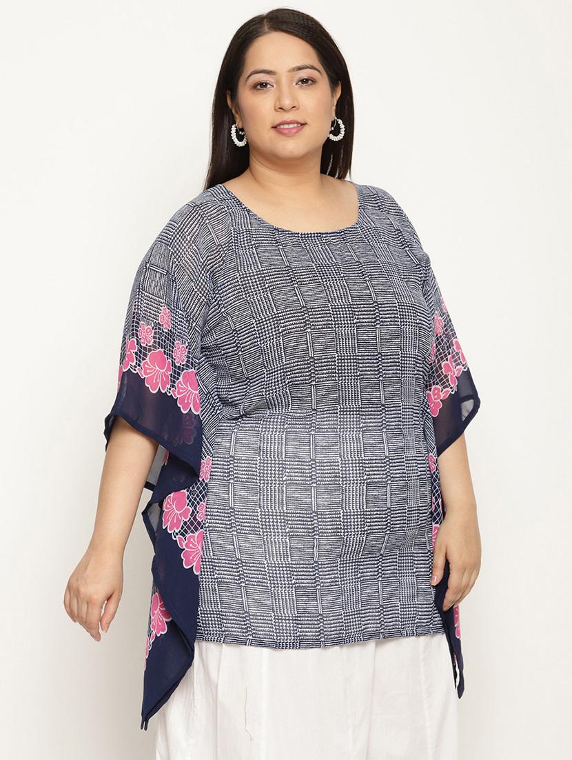 women's a line round neck top - 18950679 - Standard Image - 2