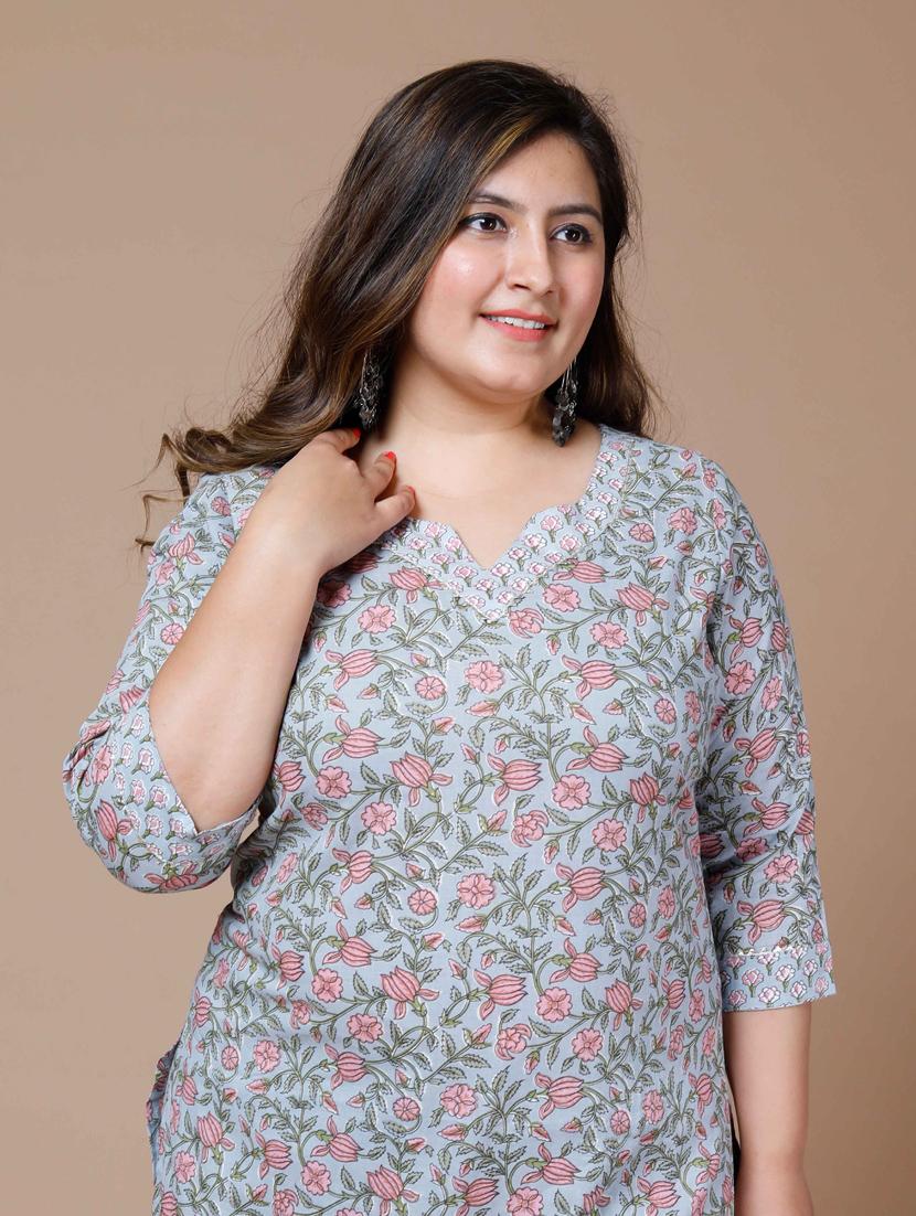 printed kurta palazzo set - 19039343 - Standard Image - 3