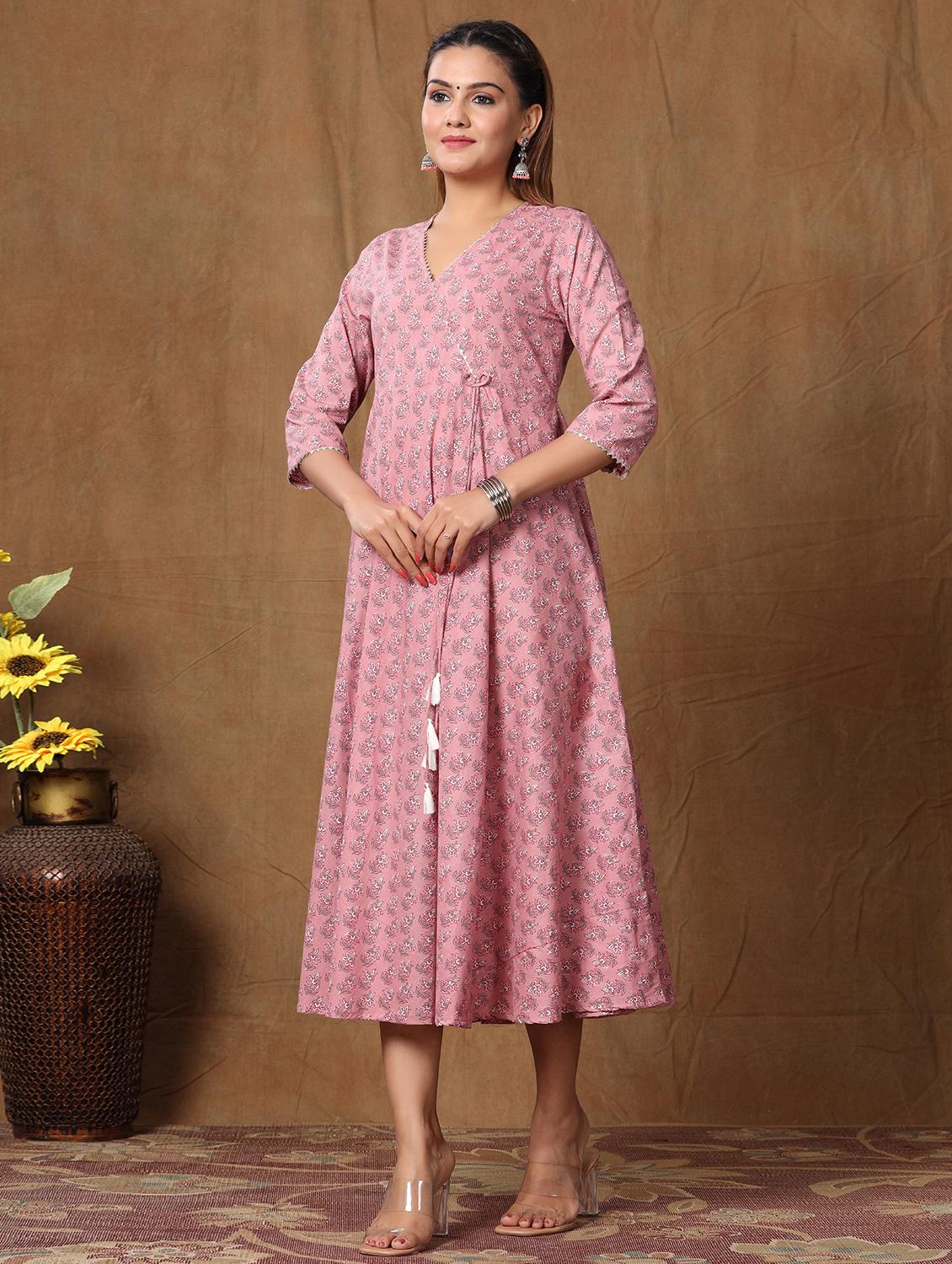 women's angrakha kurta - 19039594 - Zoom Image - 0