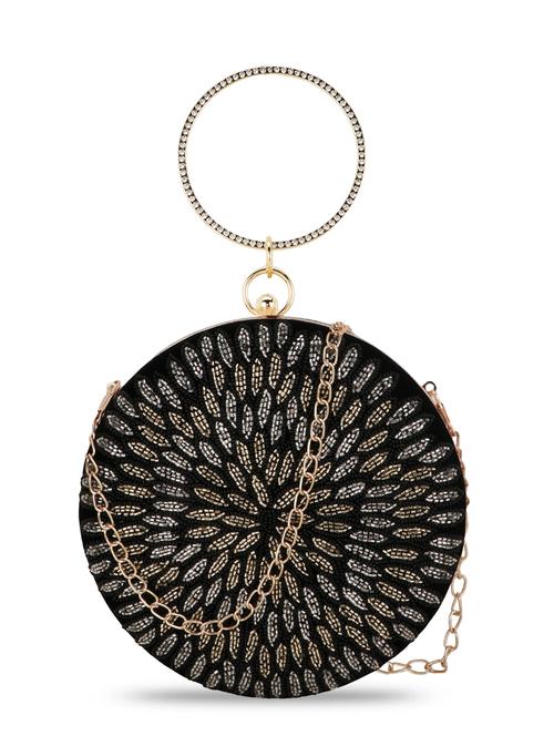 black velvet box clutch - 19088642 - Standard Image - 0