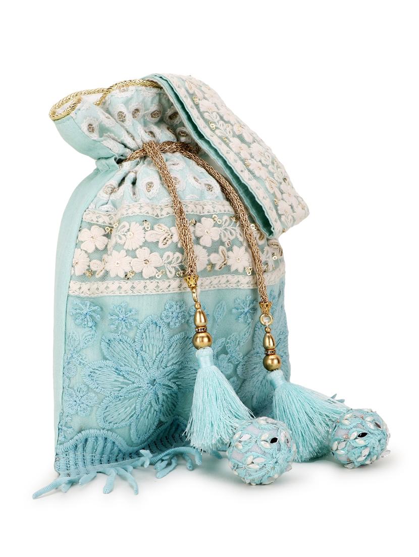 embroidered regular potli - 19088801 - Standard Image - 4