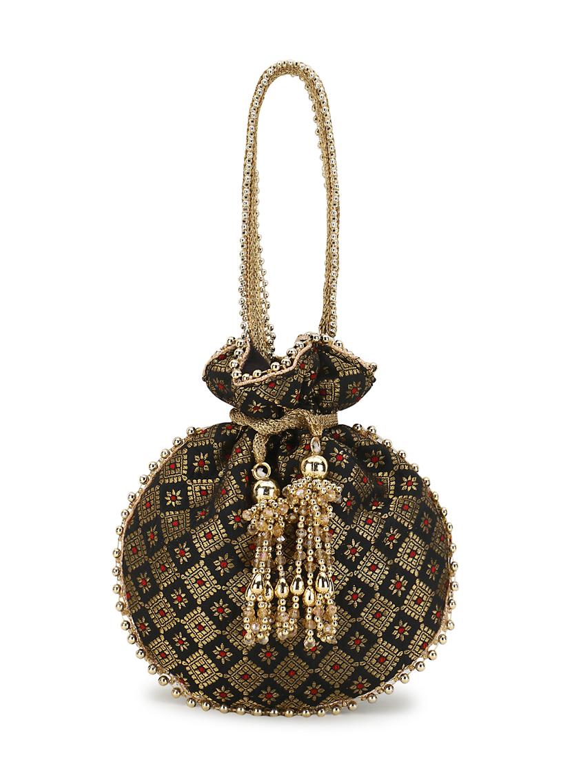 embroidered regular potli - 19088830 - Standard Image - 5