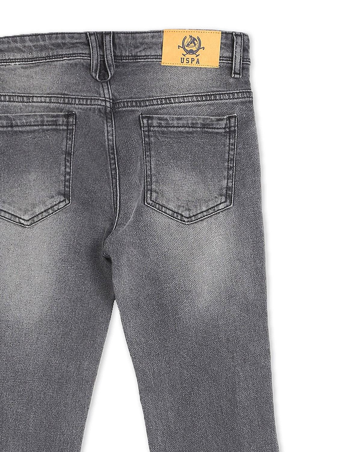 boy's plain skinny fit jeans - 19128564 - Standard Image - 2