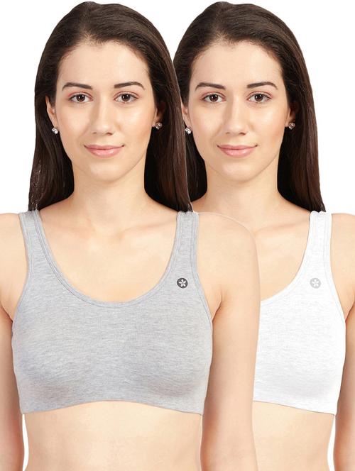 pack of 2 solid regular bra  - 19139650 - Very Small Image - 1