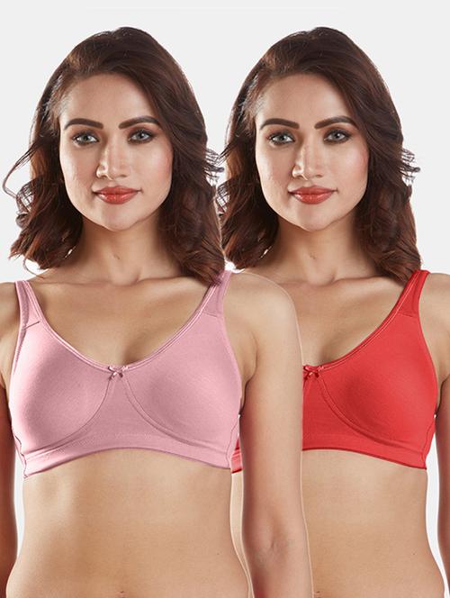 Set Of 2 Solids Sports Bra - 19139983 - Very Small Image - 1