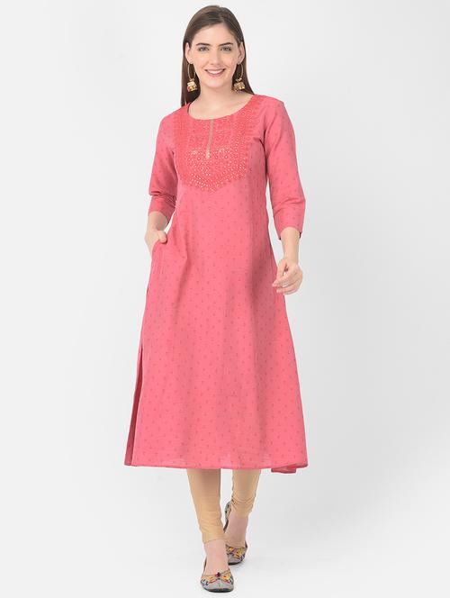 women's straight kurta - 19154670 - Very Small Image - 1