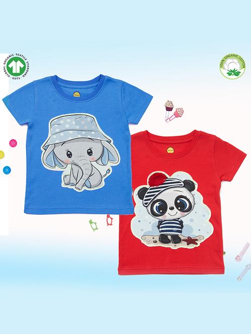 girls pack of 2 printed regular tee - 19157758 - Very Small Image - 1