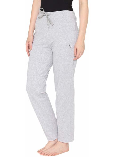 mid rise solid track pant - 19159581 - Standard Image - 0