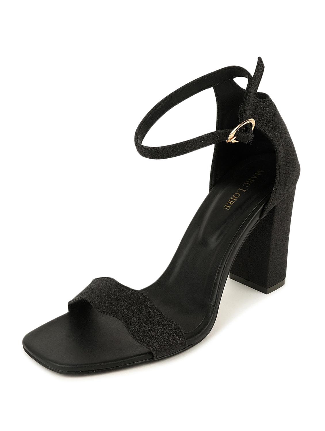 women black ankle strap high heel sandal - 19163657 - Zoom Image - 2