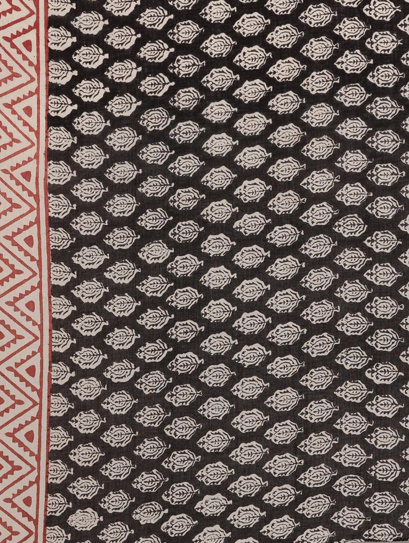 women's dabu black colored saree - 19179085 - Zoom Image - 5