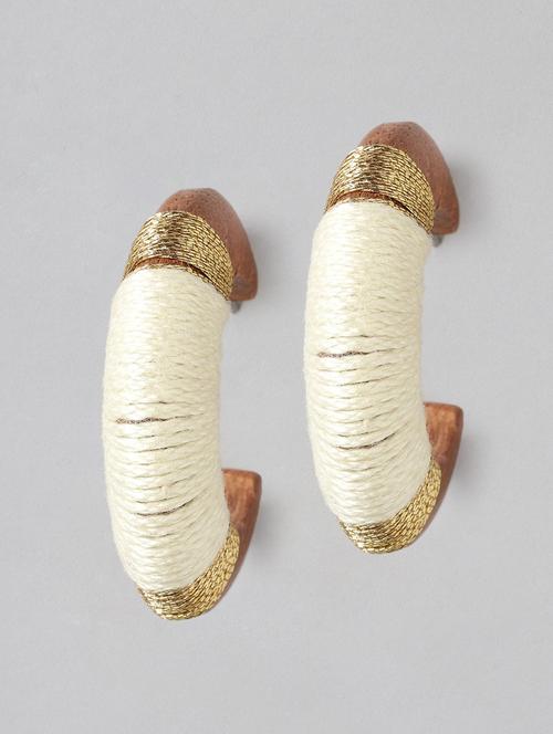 brown metal hoop earring - 19207914 - Standard Image - 0
