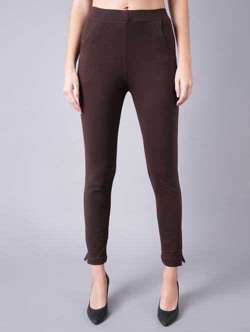 high rise solid jeggings - 19214744 - Standard Image - 0
