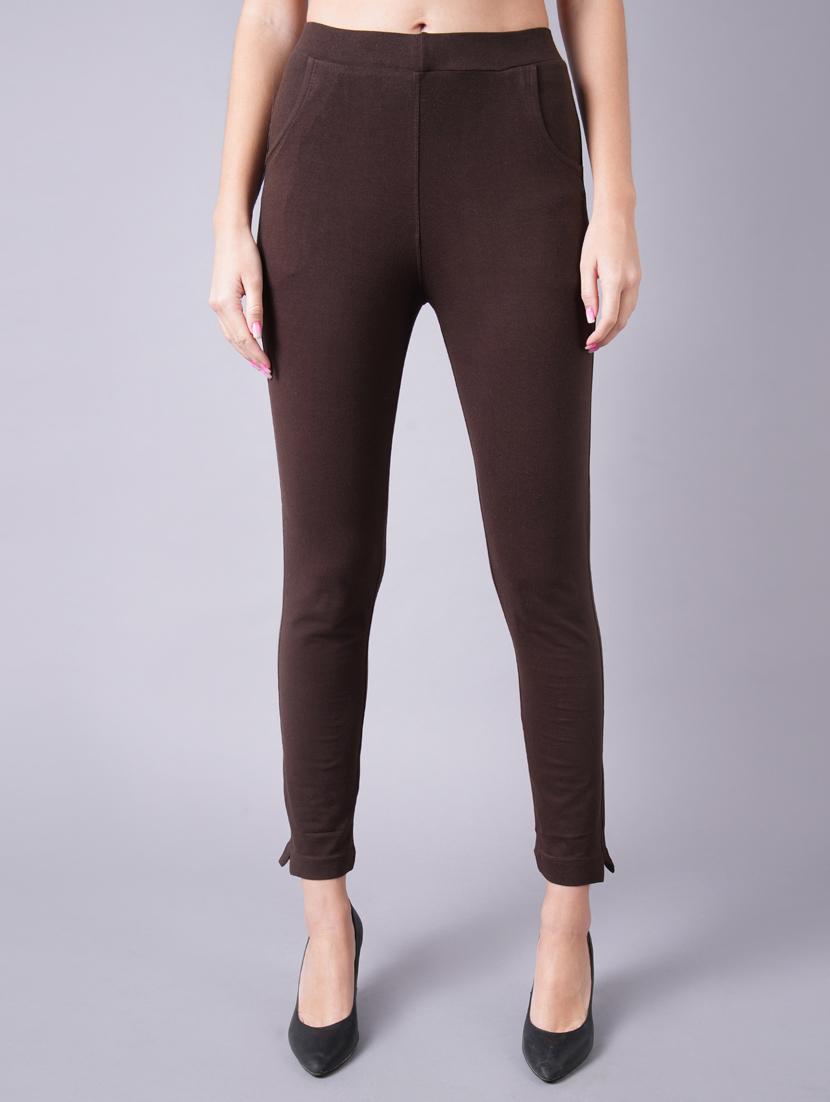 high rise solid jeggings - 19214744 -  Standard Image - 1