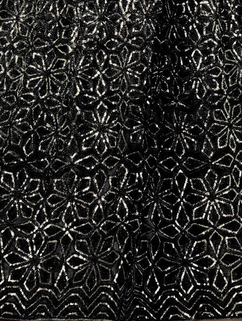 black self design embroidered lehenga - 19220966 - Standard Image - 3