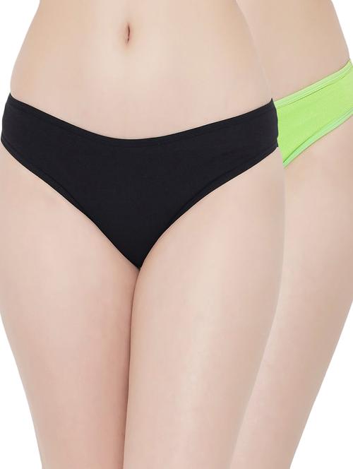 multi colored solid panty combo - 19224904 - Very Small Image - 1