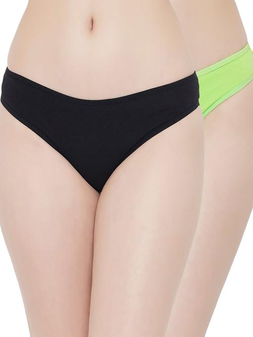 multi colored solid panty combo - 19224911 - Very Small Image - 1