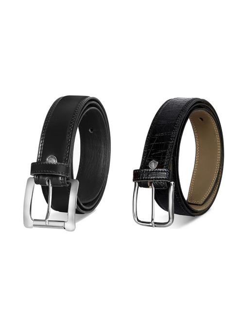 pack of 2 leatherette belt - 19227082 - Very Small Image - 1