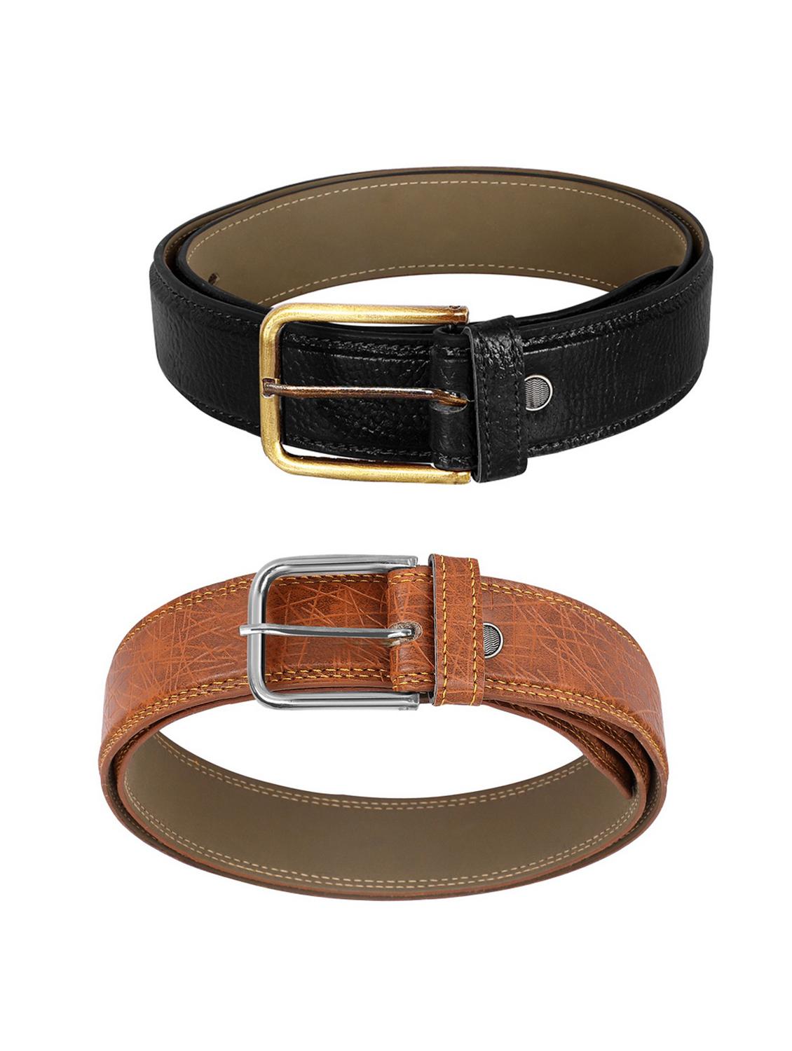combo pack of multi colored leatherette belts - 19228289 - Zoom Image - 2