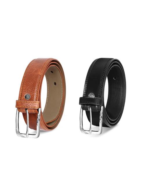 pack of 2 leatherette belt - 19228919 - Very Small Image - 1