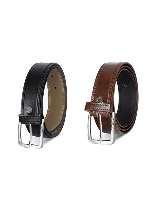 pack of 2 leatherette belts - 19229414 - Very Small Image - 1