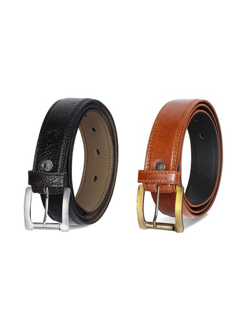 pack of 2 leatherette belts - 19229548 - Very Small Image - 1