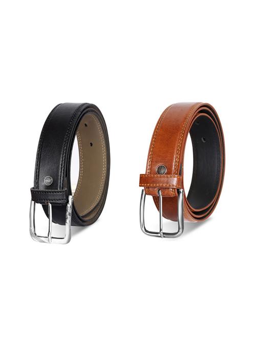 pack of 2 leatherette belt - 19229794 - Very Small Image - 1