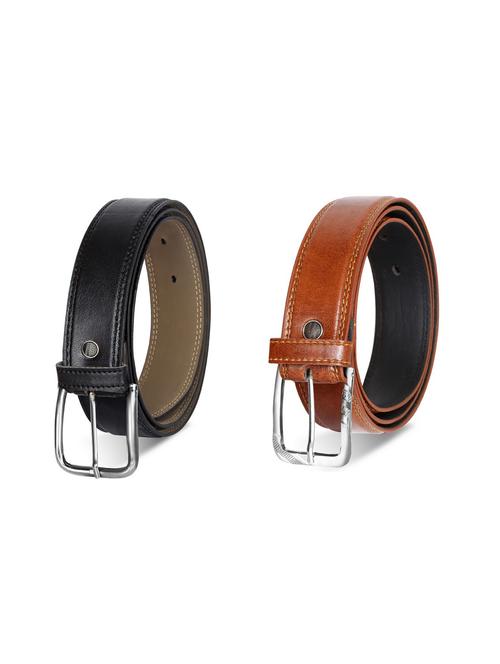 pack of 2 leatherette belt - 19229866 - Very Small Image - 1