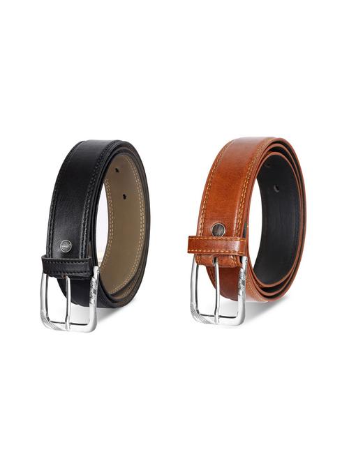 pack of 2 leatherette belt - 19229867 - Very Small Image - 1