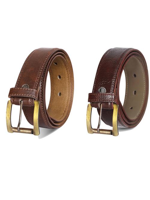 pack of 2 leatherette belts - 19231433 - Very Small Image - 1