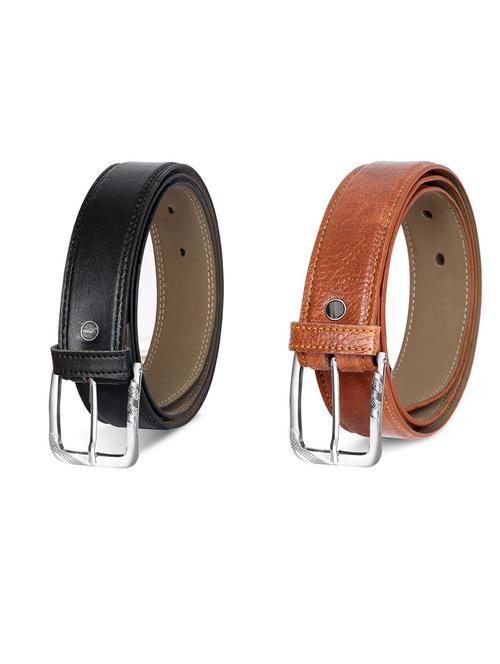 pack of 2 leatherette belt - 19231828 - Very Small Image - 1