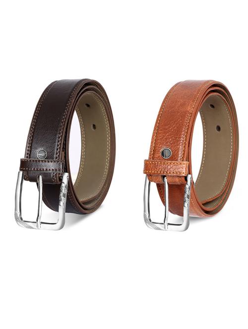 pack of 2 leatherette belt - 19231834 - Very Small Image - 1