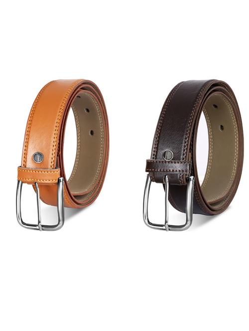 pack of 2 leatherette belt - 19232175 - Very Small Image - 1