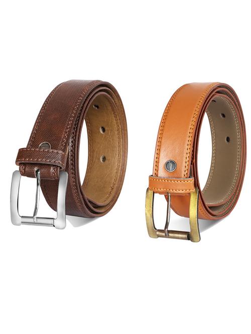 pack of 2 leatherette belt - 19232257 - Very Small Image - 1