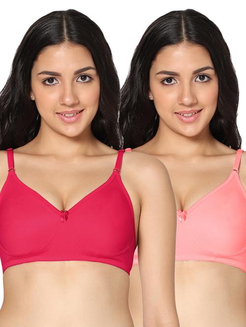 pack of 2 solid t-shirt bra - 19242711 - Very Small Image - 1