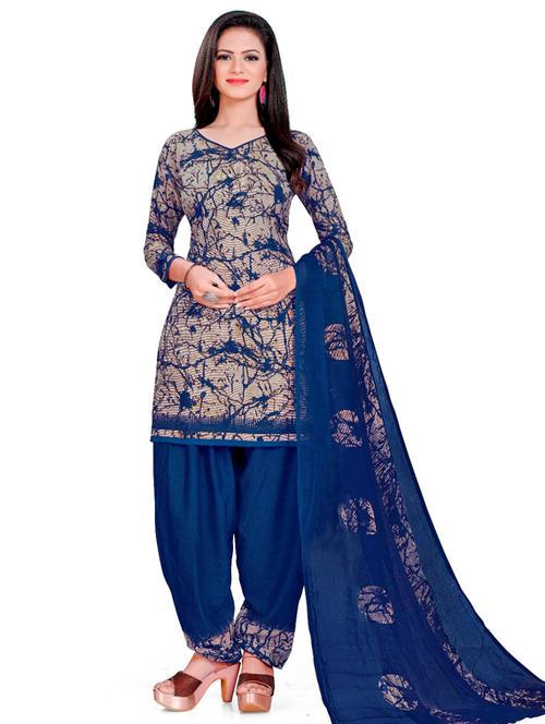 printed unstitched suit set - 19283988 - Very Small Image - 1