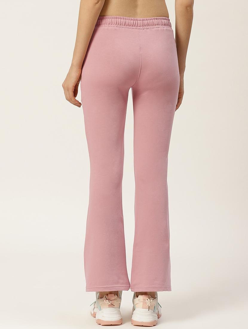 pink solid track pant - 19285116 - Zoom Image - 2