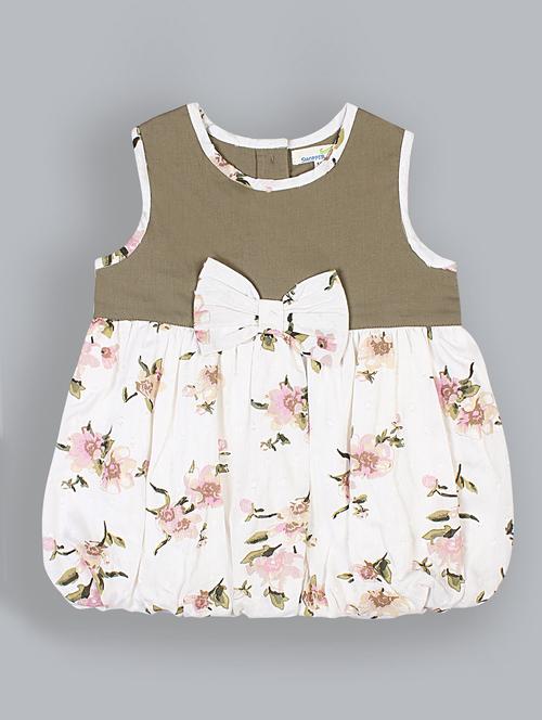 girls round neck sleeveless frock - 19302434 - Very Small Image - 1