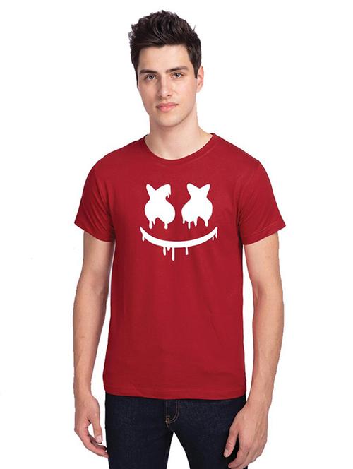 round neck printed front print t-shirt - 19324880 - Standard Image - 0